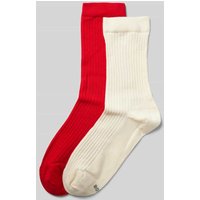 BOSS Socken mit Label-Print im 2er-Pack in Hellrot, Größe 39-42 von Boss