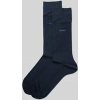 BOSS Socken mit Label-Print im 2er-Pack in Marine, Größe 43-46 von Boss