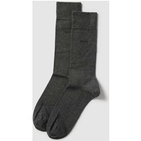 BOSS Socken mit Label-Print im 2er-Pack in Mittelgrau, Größe 39-42 BOSS Socken mit Label-Print im 2er-Pack in Mittelgrau, Größe 39-42 von Boss
