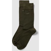 BOSS Socken mit Label-Print im 2er-Pack in Oliv, Größe 39-42 von Boss