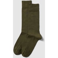 BOSS Socken mit Label-Print im 2er-Pack in Oliv, Größe 39-42 von Boss