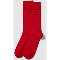BOSS Socken mit Label-Print im 2er-Pack in Rot, Größe 39/42 von Boss