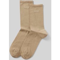 BOSS Socken mit Label-Print im 2er-Pack in Sand, Größe 39-42 von Boss
