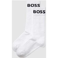 BOSS Socken mit Label-Print im 2er-Pack in Weiss, Größe 39/42 von Boss