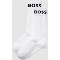 BOSS Socken mit Label-Print im 2er-Pack in Weiss, Größe 43/46 von Boss