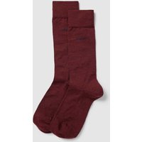 BOSS Socken mit Strukturmuster im 2er-Pack in Dunkelrot, Größe 39/42 von Boss