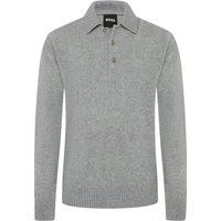 BOSS Softer Pullover aus Schurwolle mit Polokragen in XL von Boss