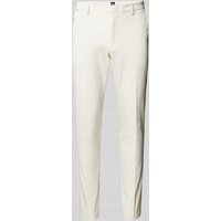 BOSS Stoffhose mit französischen Eingrifftaschen Modell 'Kaito' in Offwhite, Größe 52 von Boss