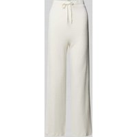 BOSS Straight Leg Sweatpants mit Strukturmuster Modell 'OTTOMAN' in Offwhite, Größe XXL von Boss