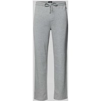BOSS Straight Leg Sweatpants mit Strukturmuster in Mittelgrau, Größe XXL BOSS Straight Leg Sweatpants mit Strukturmuster in Mittelgrau, Größe XXL von Boss
