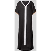 BOSS Strandkleid mit V-Ausschnitt Modell 'BOSS CODES COVER UP' in Black, Größe L von Boss