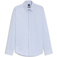 BOSS Stretch-Hemd mit Fineliner-Streifen, Regular Fit in 44L von Boss