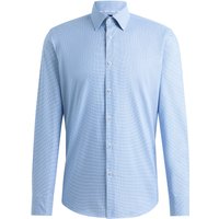 BOSS Stretch-Hemd mit Pepita-Muster, Regular Fit in 45 von Boss