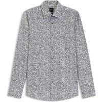 BOSS Stretch-Hemd mit floralem Print, Slim Fit in 40S von Boss