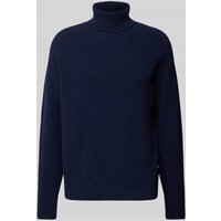 BOSS Strickpullover mit Rollkragen Modell 'Evento' in Marine, Größe XXL von Boss