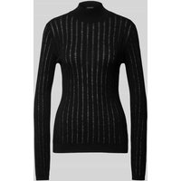 BOSS Strickpullover mit Strukturmuster in Black, Größe XS BOSS Strickpullover mit Strukturmuster in Black, Größe XS von Boss