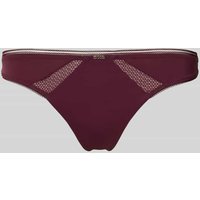 BOSS String mit Spitzenbesatz in Bordeaux, Größe M von Boss