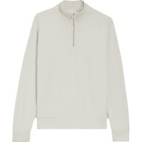 BOSS Sweat-Troyer aus Baumwolle und Lyocell mit Struktur in M von Boss