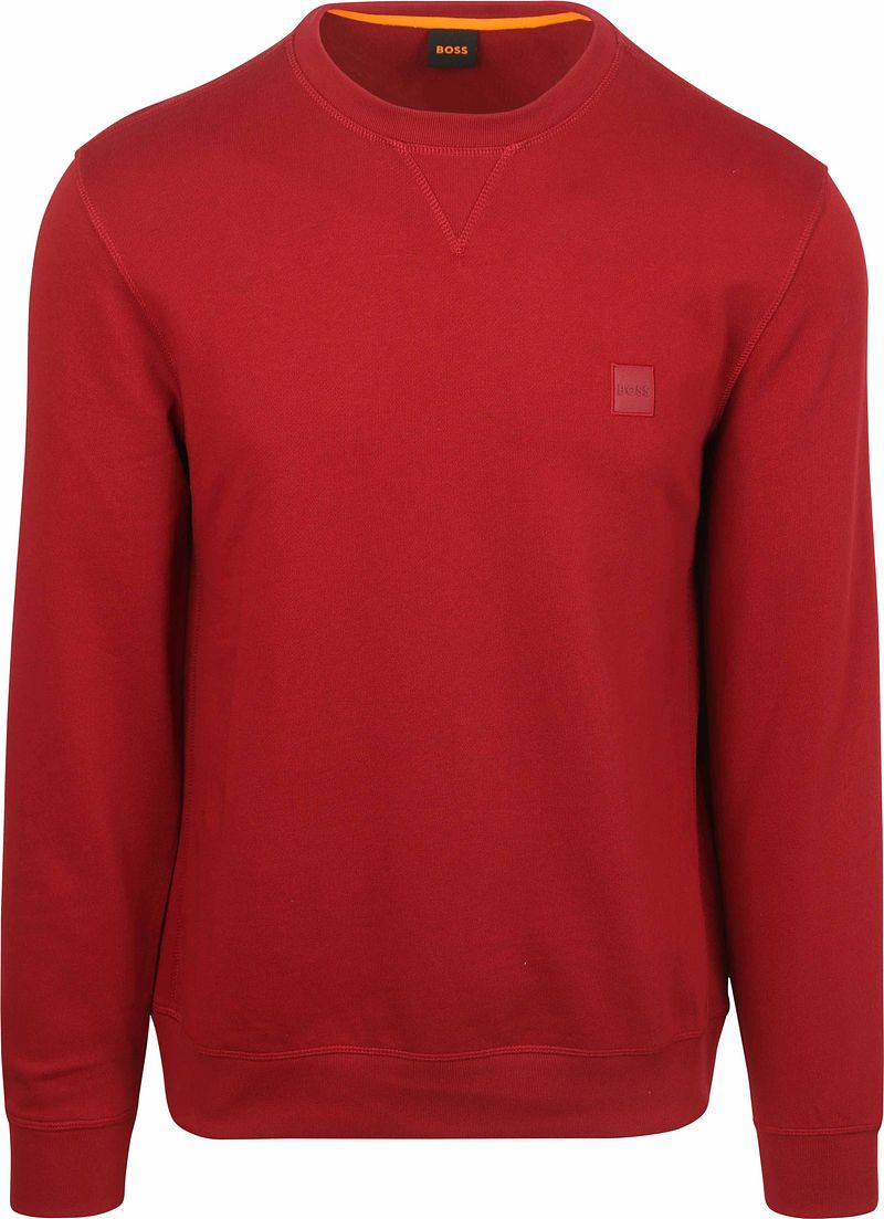 BOSS Sweater Westart Rot - Größe M von Boss