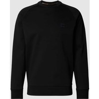 BOSS Sweatshirt mit Label-Badge Modell 'Stadler 82' in Black, Größe L von Boss