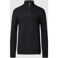 BOSS Sweatshirt mit Stehkragen Modell 'Sidney' in Black, Größe M von Boss