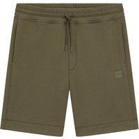 BOSS Sweatshorts aus Baumwolle mit Label-Aufnäher von Boss