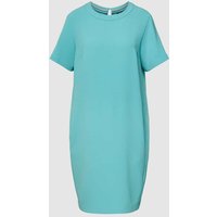 BOSS T-Shirt-Kleid mit Rundhalsausschnitt Modell 'DAGANA' in Helltuerkis, Größe 32 von Boss
