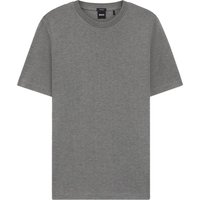 BOSS T-Shirt aus merzerisierter Baumwolle mit Fischgrätstruktur in XL von Boss