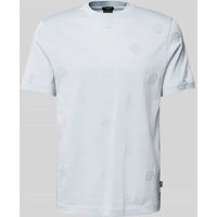 BOSS T-Shirt aus reiner Baumwolle Modell 'Thompson' in Bleu, Größe M von Boss