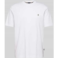 BOSS T-Shirt mit Label-Patch Modell 'Taut' in Weiss, Größe XXL von Boss