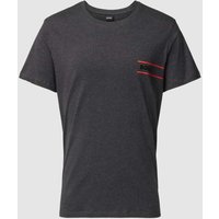 BOSS T-Shirt mit Label-Print in Dunkelgrau, Größe M von Boss