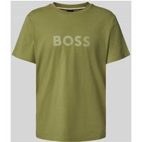 BOSS T-Shirt mit Label-Print in Oliv, Größe M BOSS T-Shirt mit Label-Print in Oliv, Größe M von Boss