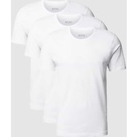 BOSS T-Shirt mit Label-Stitching im 3er-Pack Modell 'Classic' in Weiss, Größe XXL von Boss