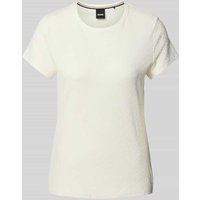 BOSS T-Shirt mit Rundhalsausschnitt Modell 'Eventsy' in Offwhite, Größe M von Boss