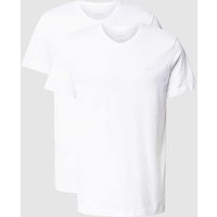 BOSS T-Shirt mit V-Ausschnitt im 2er-Pack Modell 'ComfortS' in Weiss, Größe XL von Boss