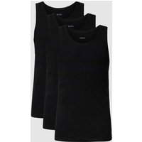 BOSS Tank Top mit Label-Detail im 3er-Pack Modell 'Modern' in Black, Größe M von Boss