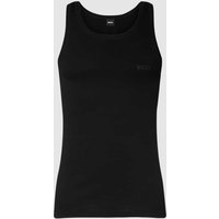 BOSS Tanktop mit Label-Print Modell 'Tank Top Original' in Black, Größe M von Boss