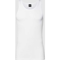 BOSS Tanktop mit Label-Print Modell 'Tank Top Original' in Weiss, Größe XS von Boss