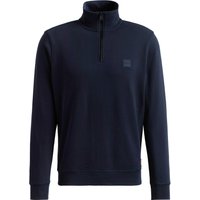 BOSS Troyer aus Baumwolle mit Label-Aufnäher von Boss