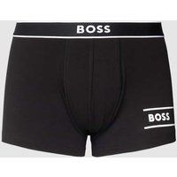 BOSS Trunks mit Logo-Bund Modell 'LOGO' in Black, Größe S von Boss