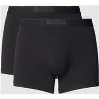BOSS Trunks mit Logo-Bund im 2er-Pack Modell 'UltraSoft' in Black, Größe XS BOSS Trunks mit Logo-Bund im 2er-Pack Modell 'UltraSoft' in Black, Größe XS von Boss