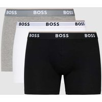 BOSS Trunks mit Logo-Bund im 3er-Pack Modell 'Power' in Mittelgrau Melange, Größe S BOSS Trunks mit Logo-Bund im 3er-Pack Modell 'Power' in Mittelgrau Melange, Größe S von Boss