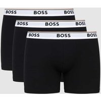 BOSS Trunks mit Logo-Bund im 3er-Pack Modell 'Power' in Black, Größe XXL von Boss