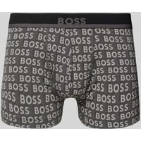 BOSS Trunks mit elastischem Label-Bund in Dunkelgrau, Größe XXL von Boss