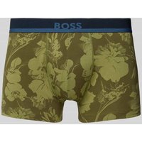 BOSS Trunks mit elastischem Label-Bund in Gruen, Größe XXL von Boss