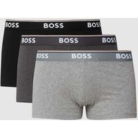 BOSS Trunks mit elastischem Logo-Bund im 3er-Pack in Dunkelgrau, Größe M BOSS Trunks mit elastischem Logo-Bund im 3er-Pack in Dunkelgrau, Größe M von Boss
