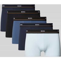 BOSS Trunks mit elastischem Logo-Bund im 3er-Pack in Petrol, Größe XXL von Boss