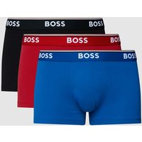 BOSS Trunks mit elastischem Logo-Bund im 3er-Pack in Rot, Größe XXL von Boss