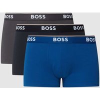 BOSS Trunks mit elastischem Logo-Bund im 3er-Pack in Royal, Größe XXL von Boss