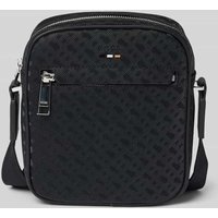 BOSS Umhängetasche aus genarbtem Kunstleder Modell 'RAY' in Black, Größe 1 von Boss